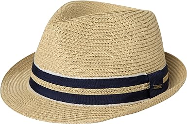 Oversize XL XXL Mens Summer Straw Fedoras Sun Hats Panama Derby Packable 57-64cm 22.4"-25.2" 7 1/8-8